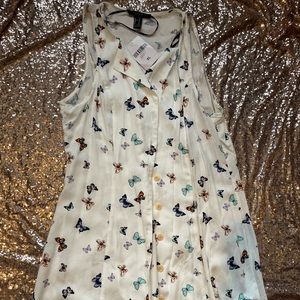Butterfly mini dress